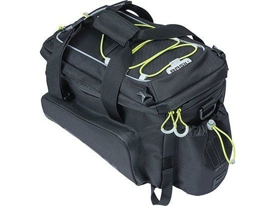 Basil Miles Tarpaulin trunkbag XL PRO 9-36L, 100% vanntett black lime (uten festeplater) (NEW 2024)