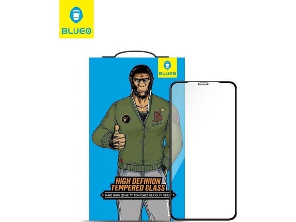 Herdet skjermbeskyttelsesglass 5D Mr. Monkey Glass - APP IPHO 12 / 12 Pro (6,1) svart (Strong HD)