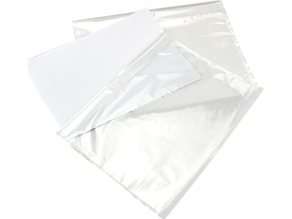 Herlitz C5 konvolutter med klar folie til kurerv forsendelser, 500 stk