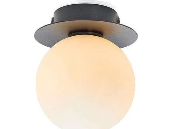 Markslojd taklampe MINI 108344 glasskule IP44 hvit/sort