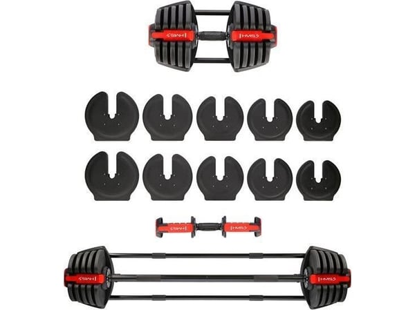 HMS SGR40 PRO SET 2I1 JUSTERBARE DAMPbells 43,5 KG HMS