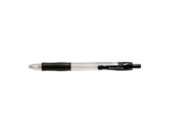 Kuglepen BNT Office, 0,7 mm, sort, pakke a 50 stk.