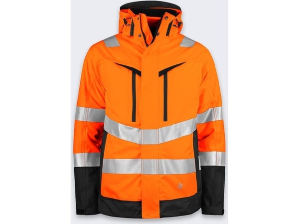 Miesten Projob heijastava takki ProJob 6446 3in1 oranssi/musta Miesten Projob heijastava takki ProJob 6446 3in1 oranssi/musta