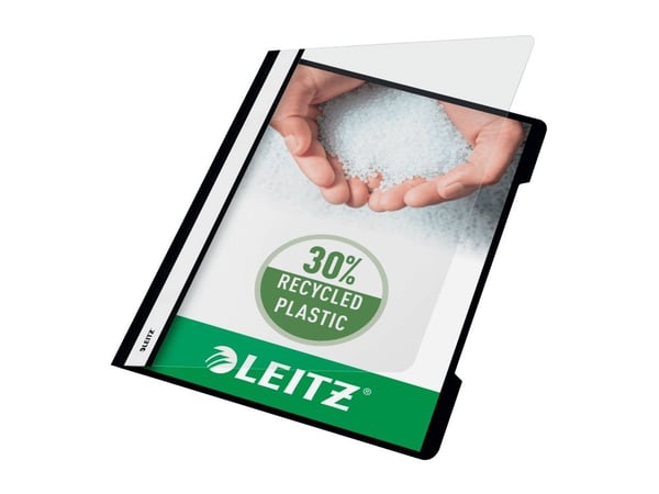Mappe A4, PVC, sort 25 stk. Leitz