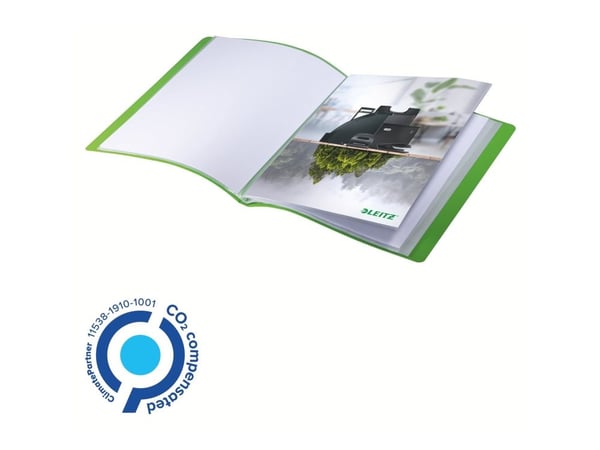 Leitz Recycle - Visningsbok - för A4 (210 x 297 mm) - kapacitet: 80 ark - grön