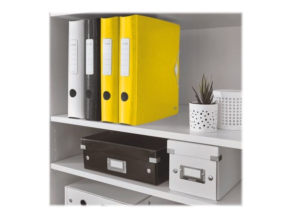 Leitz 180° Active WOW - Hevarmbuefil - bokryggbredde: 65 mm - for A4 (210 x 297 mm) - kapasitet: 350 ark - gul