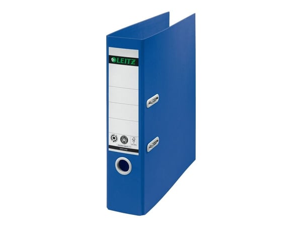 Leitz 180° - Spakbågesfil - ryggbredd: 80 mm - för A4 (210 x 297 mm) - kapacitet: 600 ark - blå