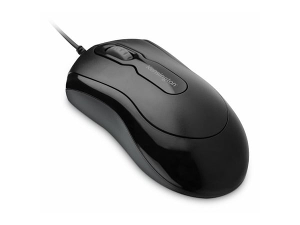 Kensington Mouse-in-a-Box EQ - Mus - höger- och vänsterhänta - optisk - 3 knappar - kabelansluten - USB