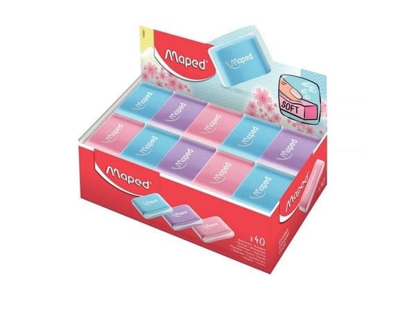 Maped 112921, Gummi, Assorterte farger, Voksne & barn, 34 mm, 22 mm, 10 mm