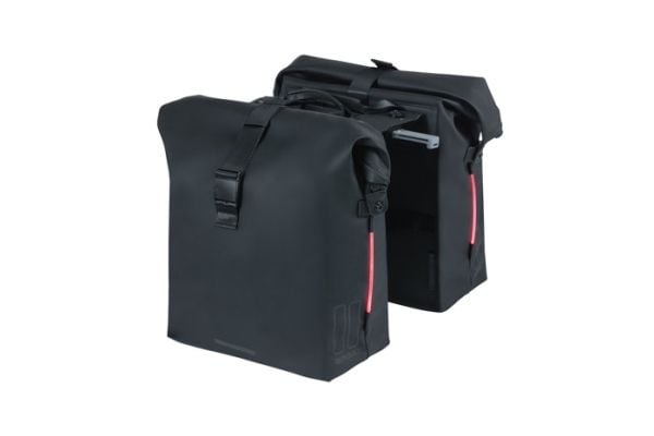 Basil SoHo Nordlicht MIK, Bakre, Sykkelveske, Polyurethan, Sort, 41 l, 10 kg