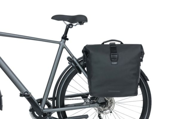 Basil SoHo Nordlicht MIK, Bakre, Sykkelveske, Polyurethan, Sort, 41 l, 10 kg