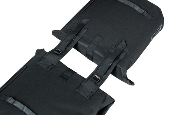 Basil City, Bakre, Sykkelveske, Polyester, Svart, 28 l, 10 kg