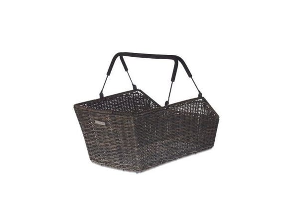 Basil Cento, Bakre, Sykkelkurv, Rattan (vifte), Brun, 22 l, 5 kg