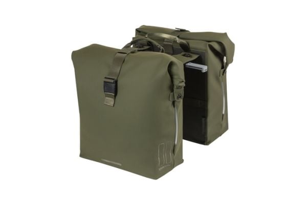 Basil SoHo, Bakre, Sykkelveske, Polyurethan, Grønn, 41 l, 10 kg