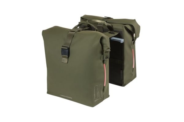 Basil SoHo, Bakre, Sykkelveske, Polyurethan, Grønn, 41 l, 10 kg