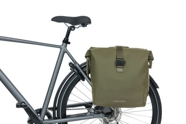 Basil SoHo, Bakre, Sykkelveske, Polyurethan, Grønn, 41 l, 10 kg