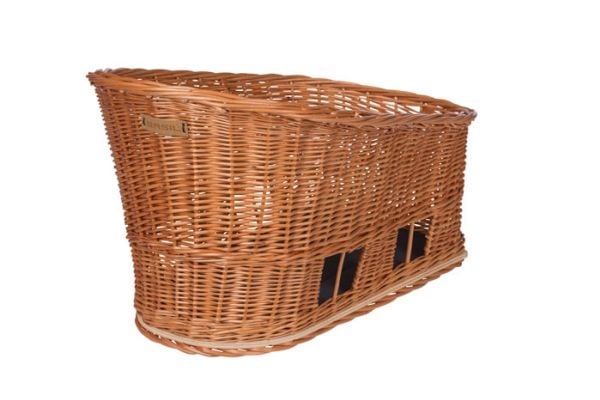 Basil Pasja, Bakre, Sykkelkurv, Tre, 30 l, 10 kg, 450 mm