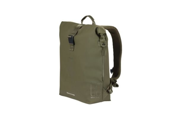 Basil SoHo, Bakre, Sykkelveske, Polyurethan, Grønn, 17 l, 5 kg