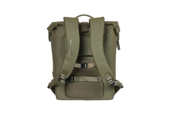 Basil SoHo, Bakre, Sykkelveske, Polyurethan, Grønn, 17 l, 5 kg