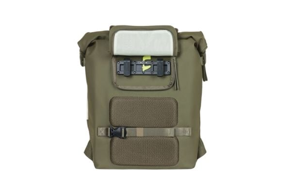 Basil SoHo, Bakre, Sykkelveske, Polyurethan, Grønn, 17 l, 5 kg