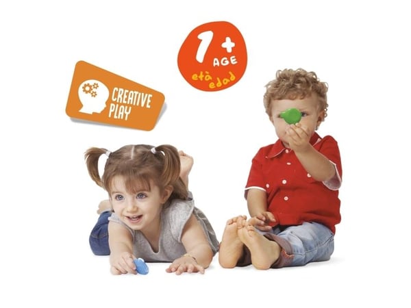 Carioca Teddy BABY, 48 stykker, Blå, Grønn, Oransje, Rød, Fiolett, Gult, 1 år, Gutt/Jente, Boks, Motor skills training