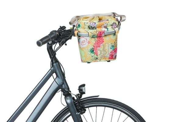 Basil Bloom Field Carry all KF, Front, Sykkelkurv, Polyester, Gult, 15 l, 5 kg