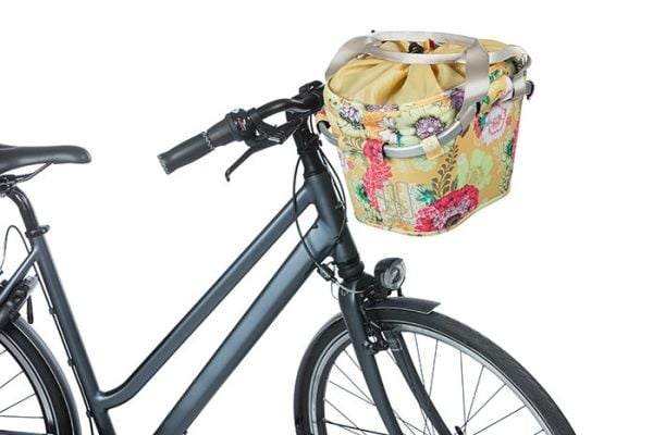 Basil Bloom Field Carry all KF, Front, Sykkelkurv, Polyester, Gult, 15 l, 5 kg