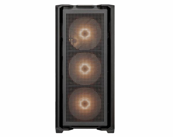 Cougar PUMA | MX600 Svart | PC-veske | Mid Tower / Mesh frontpanel / 3 x 140 mm + 1 x 120 mm vifter / klart venstre panel