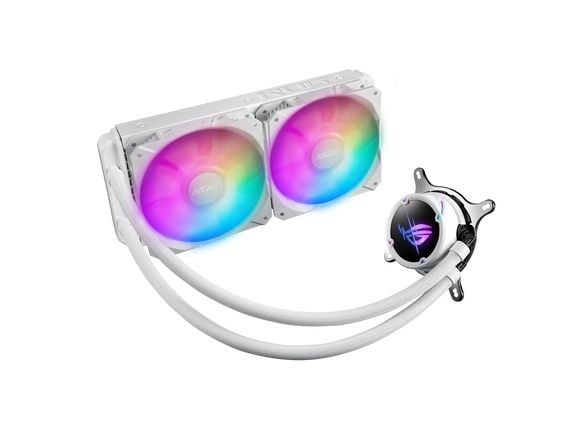 ASUS ROG STRIX LC II 240 ARGB WHITE EDITION - Væskekjølesystem for prosessor - Radiatorstørrelse: 240 mm - (for: LGA1156, LGA1155, LGA2011, LGA1150...