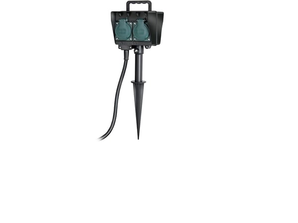 Brennenstuhl 1154450, Typ F, Svart, IP44, CE, 230 V, 16 A