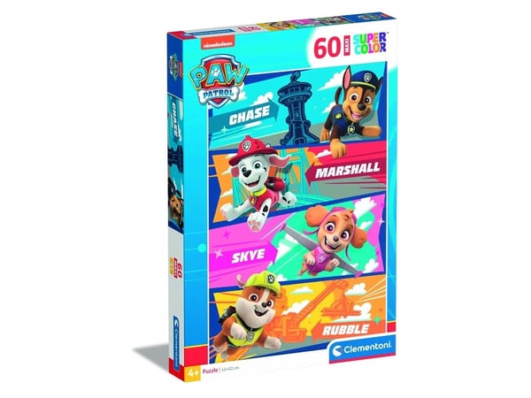 Clementoni CLE puslespill 60 maxi SuperKolor Paw Patrol 26592