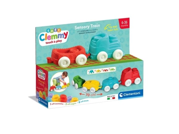 Clementoni Clemmy -aistijunan tiilet