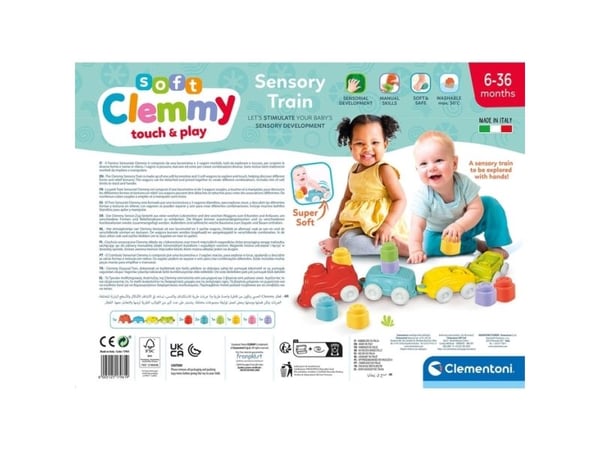 Clementoni Clemmy -aistijunan tiilet