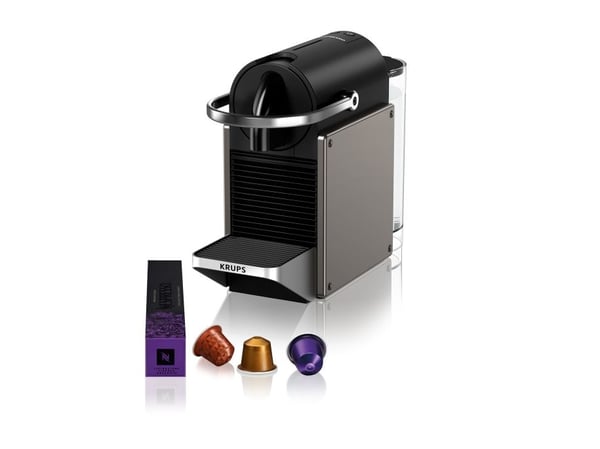 Kahvinkeitin Krups XN 306 T Nespresso Pixie titan Kahvinkeitin Krups XN 306 T Nespresso Pixie titan