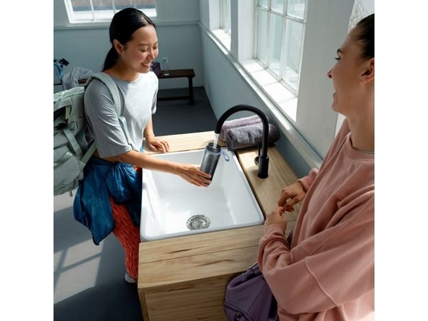 Brita 1052248, Veden suodatuspullo, 0,6 L, Sininen, Harmaa