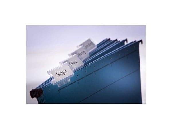 Avery Zweckform - Papir - permanet adhesiv - hvit - 12 x 50 mm 220 etikett(er) (1 rull(er) x 220) rektangulære etiketter