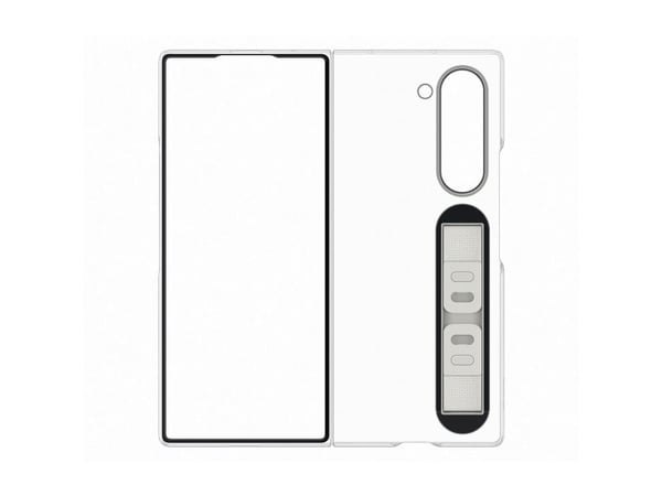 Samsung EF-QF956 - Lommebok for mobiltelefon - med håndtak - gjennomsiktig - for Galaxy Z Fold6