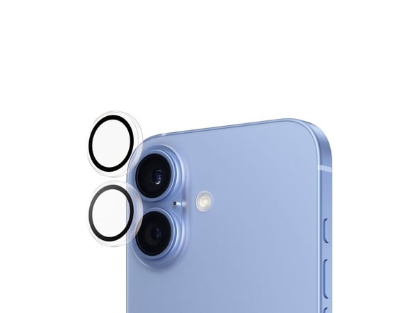 PanzerGlass Hoops - Linsebeskytter for mobiltelefon - gjennomsiktig - for Apple iPhone 16, 16 Plus