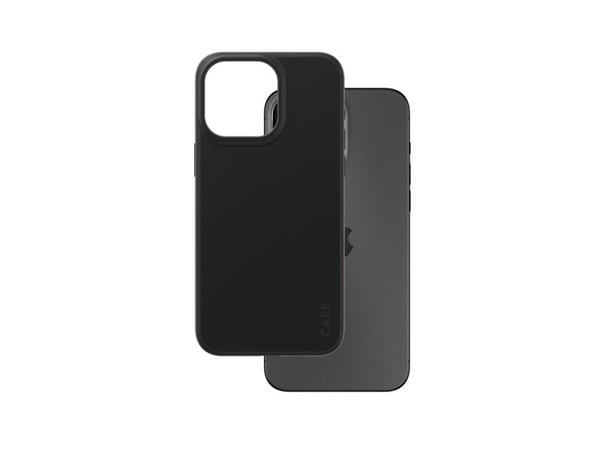 CARE by PanzerGlass - Bagsidecover til mobiltelefon - termoplastisk polyuretan (TPU) - sort - for Apple iPhone 15 Pro Max