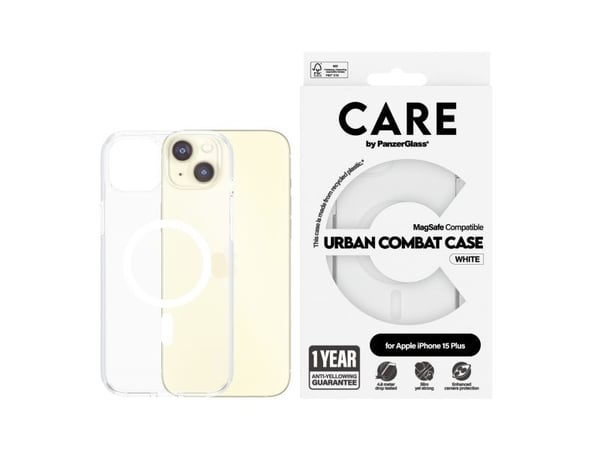 CARE by PanzerGlass Urban Combat - Baksidedeksel for mobiltelefon - MagSafe-samsvar - termoplast-polyuretan (TPU), polykarbonat (PC), oleofobisk be...