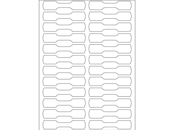 HERMA - Papir - selv-adhesiv - hvit - 10 x 49 mm 600 etikett(er) (25 ark x 24) merkelapper