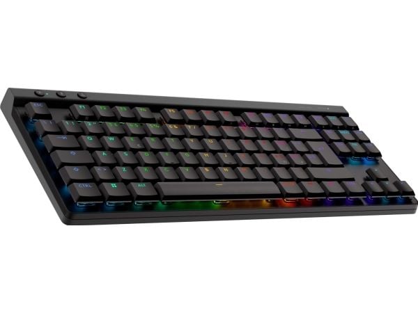 Logitech G G515 - Tastatur - LIGHTSPEED - TKL - bakgrunnsbelyst - trådløs - 2.4 GHz, Bluetooth, USB - svart