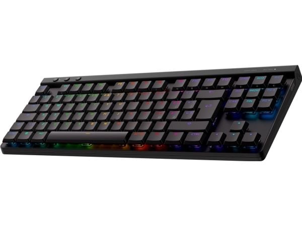 Logitech G G515 - Tastatur - LIGHTSPEED - TKL - bakgrunnsbelyst - trådløs - 2.4 GHz, Bluetooth, USB - svart