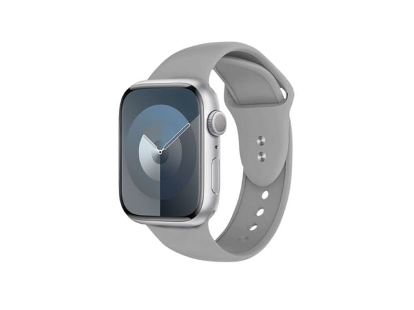 Crong CRG-44LQB-CGR, Klokkereim, Apple, Apple Watch 42/44/45/49mm, Silikon, Metallisk