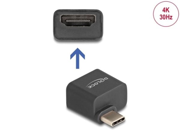 DeLOCK 64256, USB Type-C, HDMI, Uros, Naaras, Suora, Suora