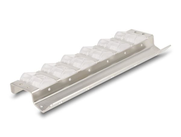 Delock - Modular insert holder (vertikal) - tiltable - rackmonterbar, veggmonterbar - sølv - 10"/19" - 12 porter