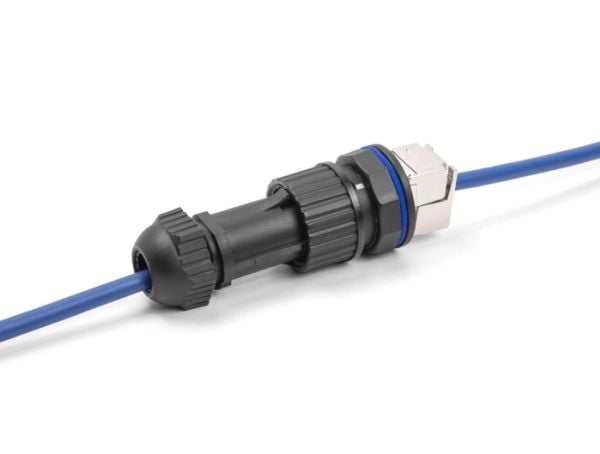 Delock - Nettverkkontakt - RJ-45 (hann) til LSA - CAT 6a - svart