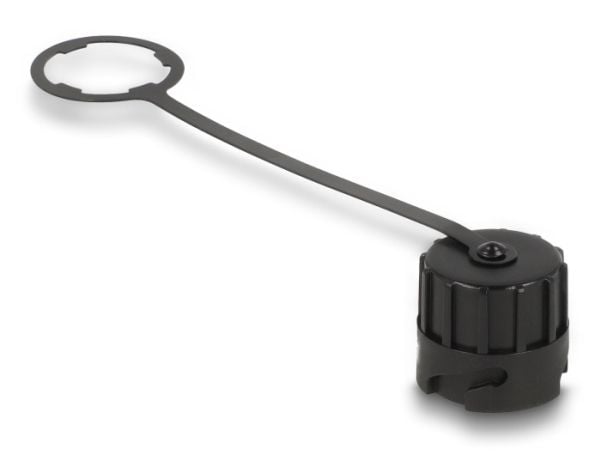Delock beskyttelseshette for Delock RJ45-kontakt 67049 IP68 støvtett og vanntett svart