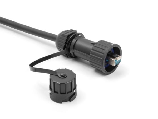 Delock beskyttelseshette for Delock RJ45-kontakt 67049 IP68 støvtett og vanntett svart