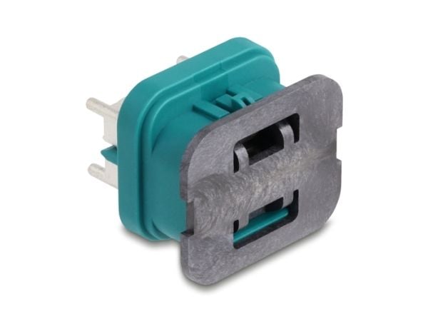 Delock HDMTD-neliöliitin piirilevyn suojausluokalle IP67 / IP69K